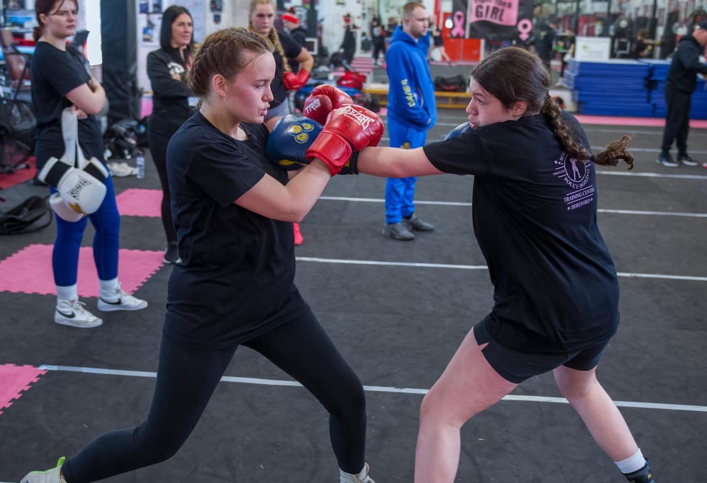 FLAG (Fight Like A Girl) at South Wye Police Boxing Academy