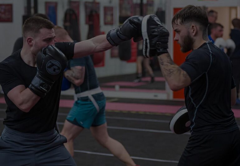 Padwork at South Wye Police Boxing Academy