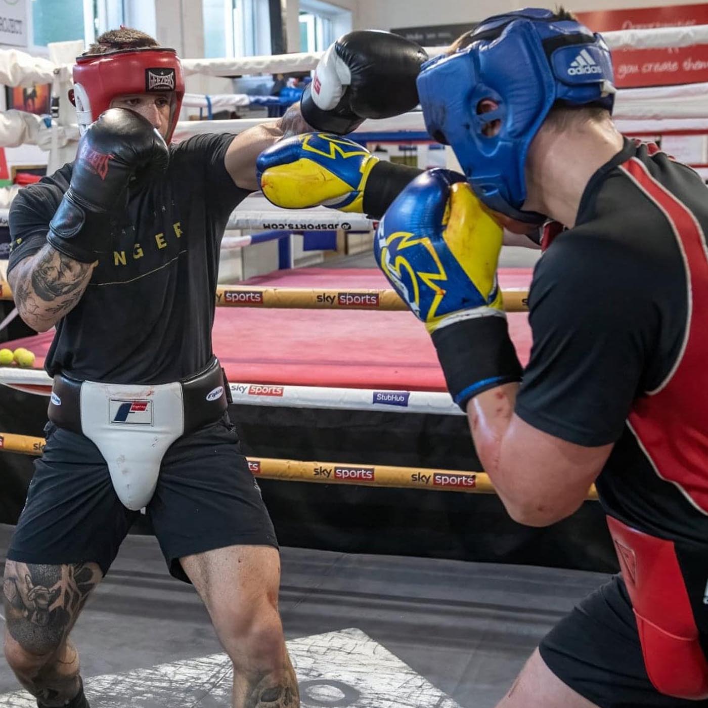 Adults boxing at South Wye Police Boxing Academy