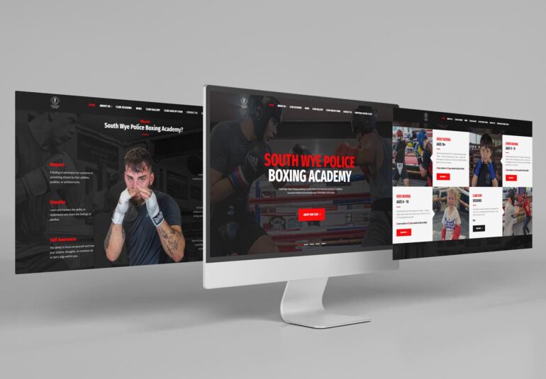 South Wye Police Boxing Academy Brand New Website Developed by The DM Lab